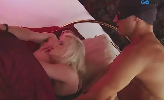 Blonde Getting Her Wet Pussy Spread Open For Him